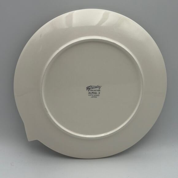 Vintage Fujimori Kato Kogei Alpha 3 Pop Art Saucer Plate Japan 1980’s Geometric - Picture 4 of 9